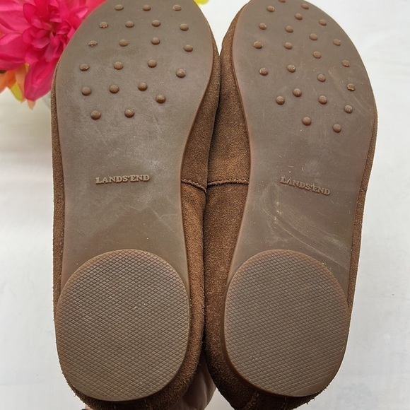Lands’ End Tan Suede Slip In Loafer Sz 8. MCL1871D - Picture 9 of 9